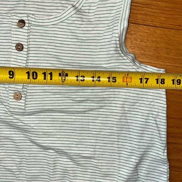 Kori‎ America Women’s teal striped tank top size M - Picture 11 of 12